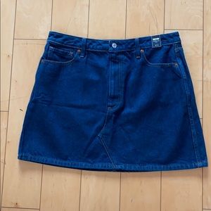 Dark denim Abercrombie skirt